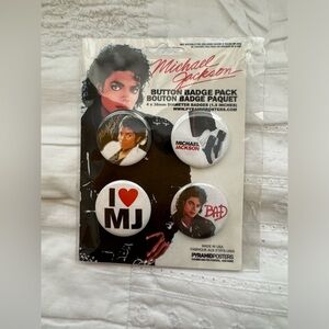 Michael Jackson Button Badge Pack